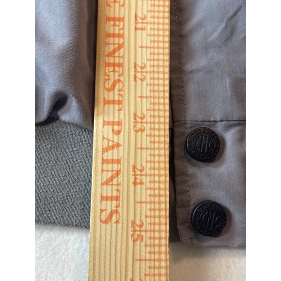 Crooks & Castles Mens Hooded Jacket Size L Striped Lining - Picture 4 of 10